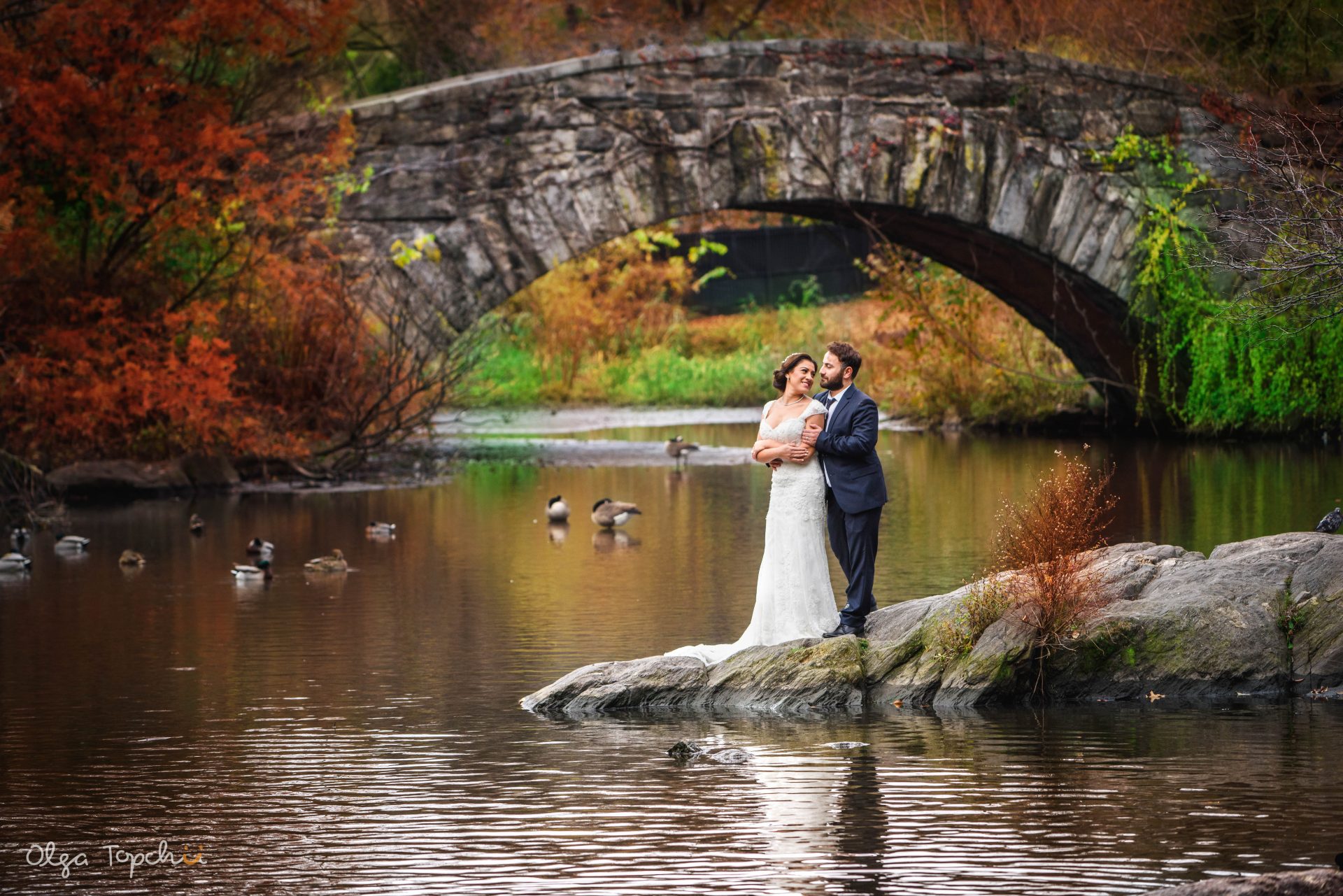 Romantic Wedding In Central Park